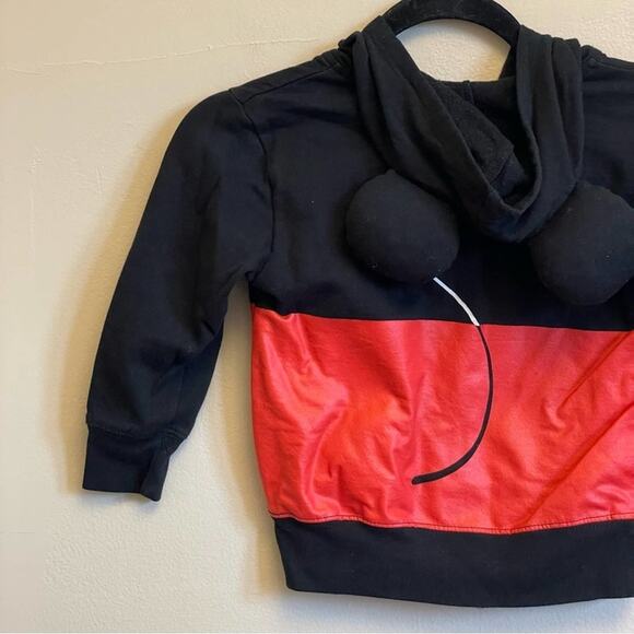 Disney 4T (Boys) Mickey Mouse eat Hoodie black Fandom casual comfy - Picture 6 of 7
